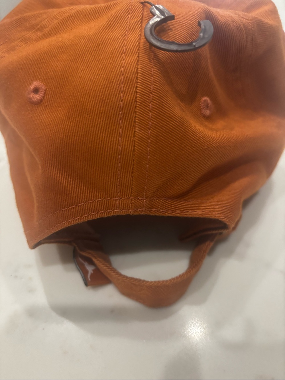 Texas Longhorns Embroidered Burnt Orange Baseball Cap with Beaded Accents - Picture 9 of 12
